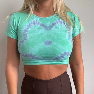 GREEN BABY TEE FROM PRINCESS POLLY SIZE XS